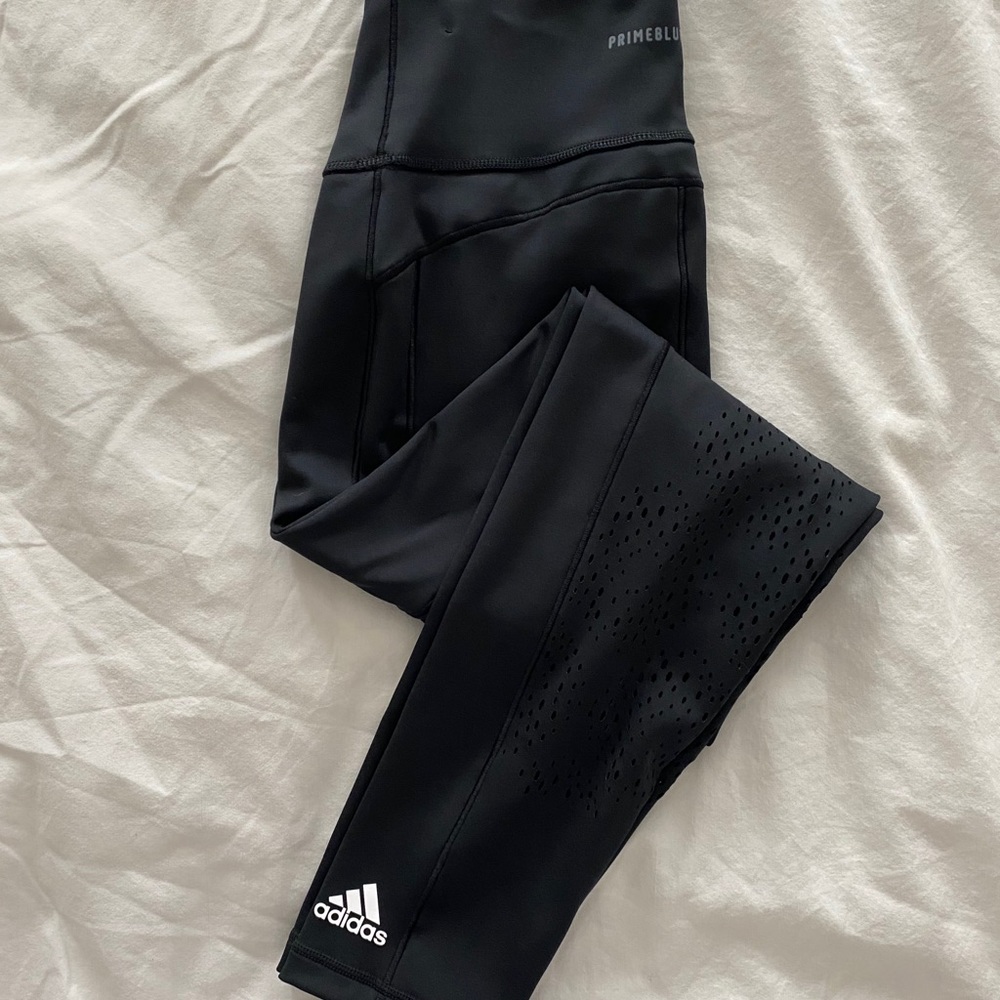 Black adidas cropped legging
